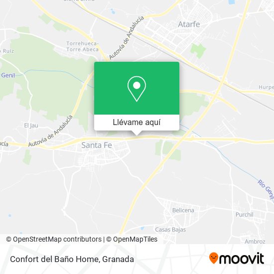 Mapa Confort del Baño Home