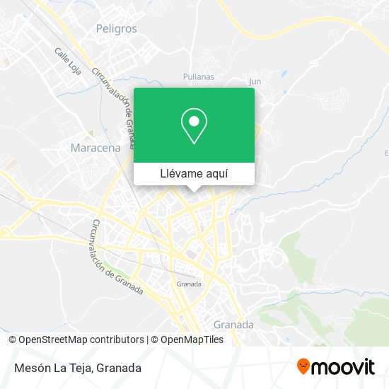 Mapa Mesón La Teja