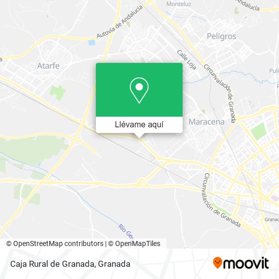 Mapa Caja Rural de Granada