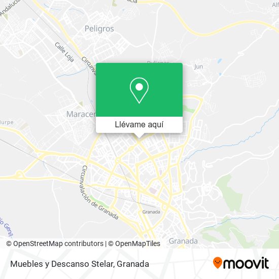 Mapa Muebles y Descanso Stelar