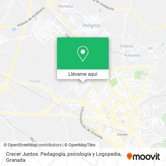 Mapa Crecer Juntos. Pedagogía, psicología y Logopedia
