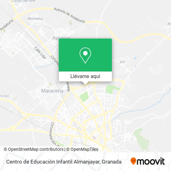 Mapa Centro de Educación Infantil Almanjayar