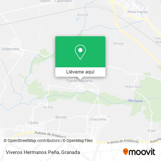 Mapa Viveros Hermanos Peña