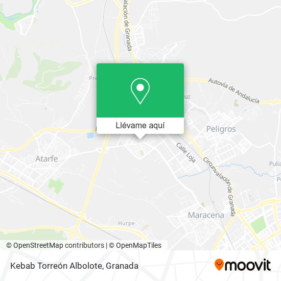 Mapa Kebab Torreón Albolote