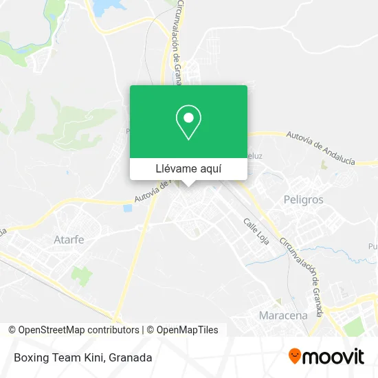 Mapa Boxing Team Kini