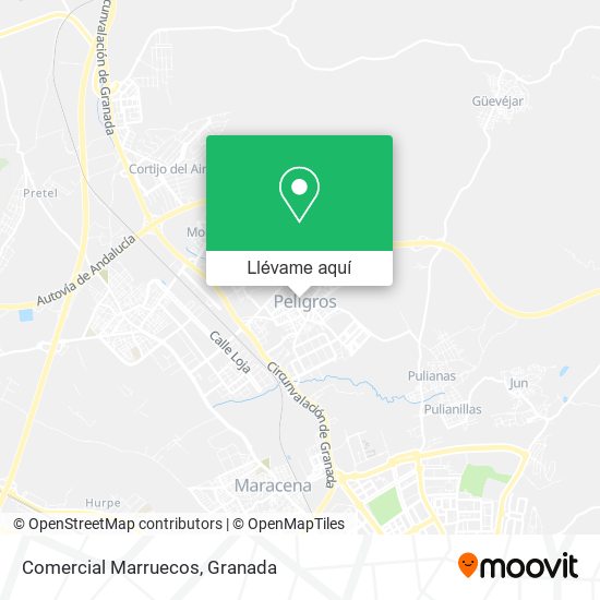 Mapa Comercial Marruecos