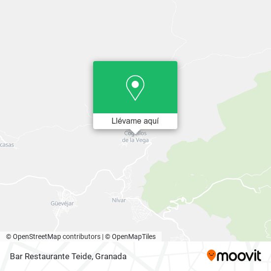 Mapa Bar Restaurante Teide