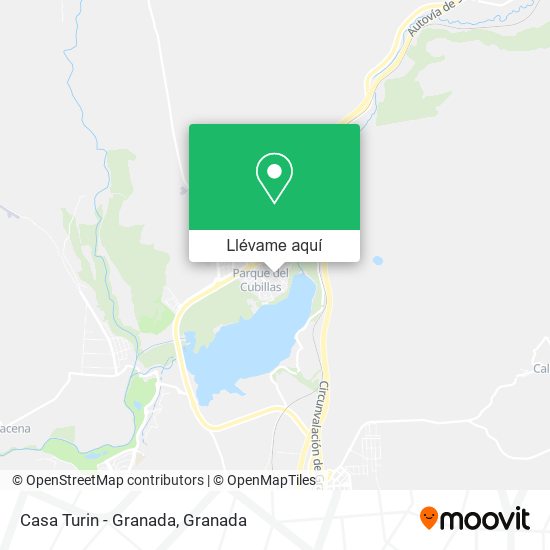 Mapa Casa Turin - Granada