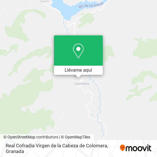 Mapa Real Cofradía Virgen de la Cabeza de Colomera