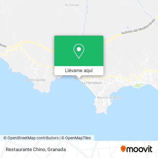 Mapa Restaurante Chino