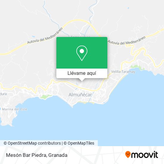 Mapa Mesón Bar Piedra