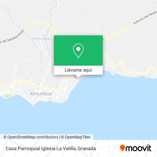 Mapa Casa Parroquial Iglesia La Velilla