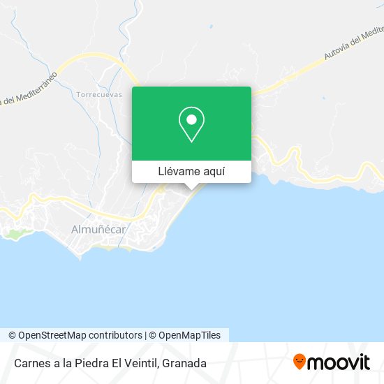 Mapa Carnes a la Piedra El Veintil