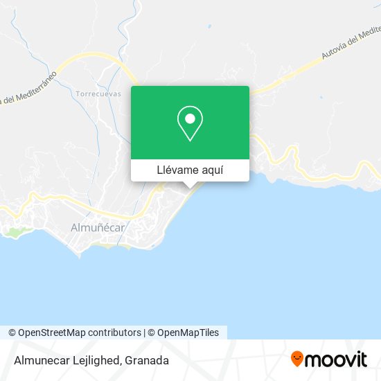 Mapa Almunecar Lejlighed