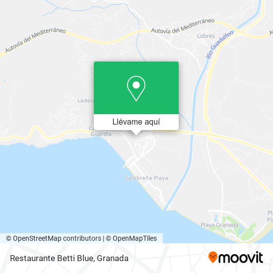 Mapa Restaurante Betti Blue