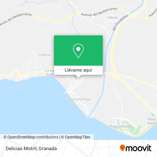 Mapa Delicias Motril