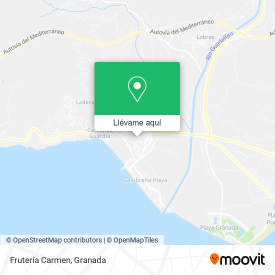 Mapa Frutería Carmen