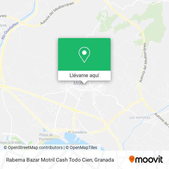Mapa Rabema Bazar Motril Cash Todo Cien