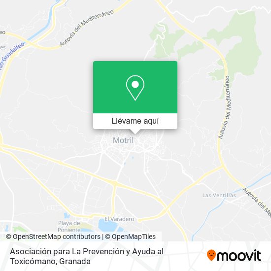 Mapa Asociación para La Prevención y Ayuda al Toxicómano