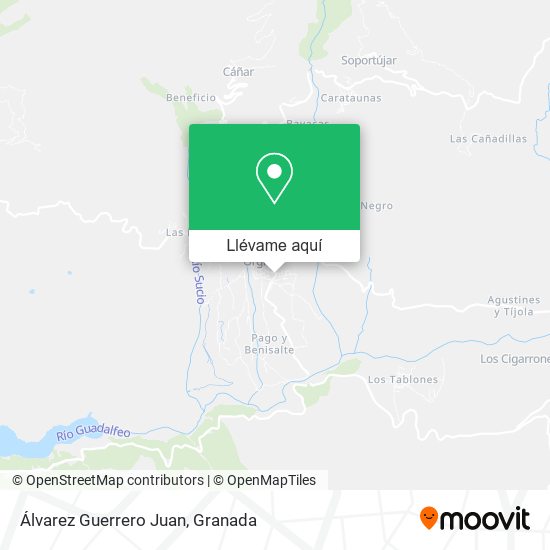 Mapa Álvarez Guerrero Juan