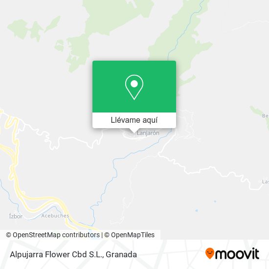 Mapa Alpujarra Flower Cbd S.L.