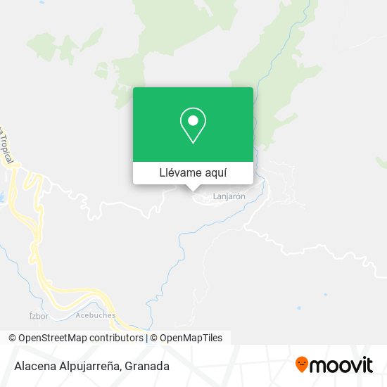 Mapa Alacena Alpujarreña