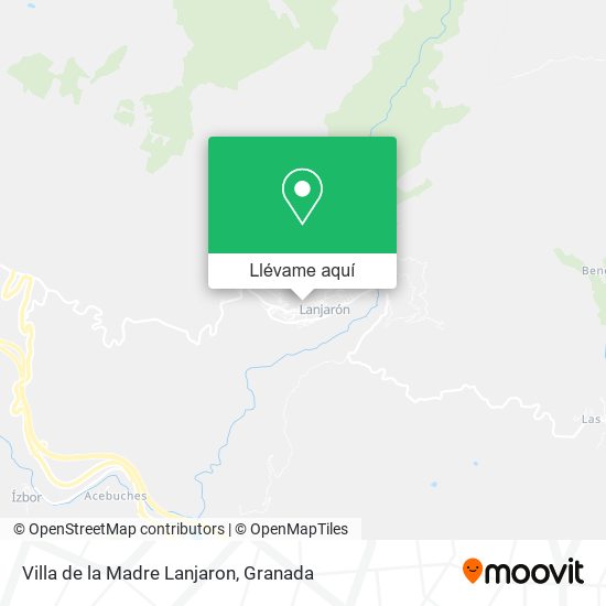 Mapa Villa de la Madre Lanjaron