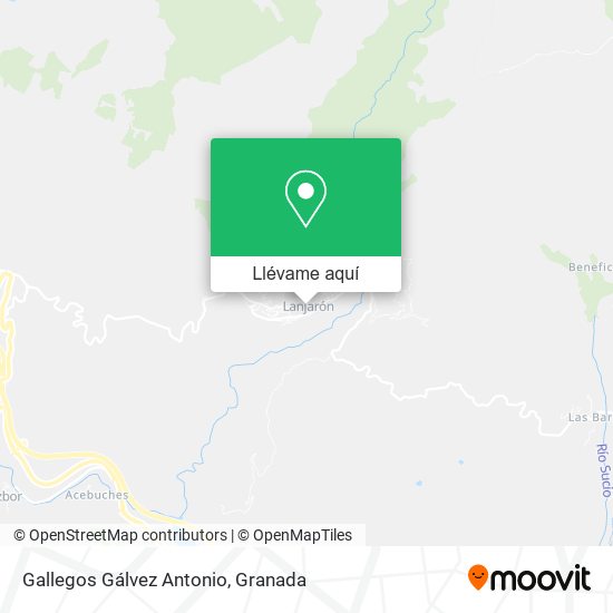 Mapa Gallegos Gálvez Antonio