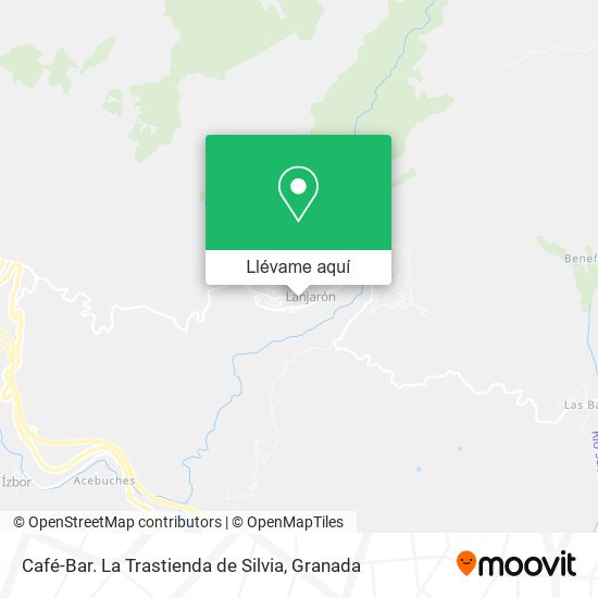 Mapa Café-Bar. La Trastienda de Silvia