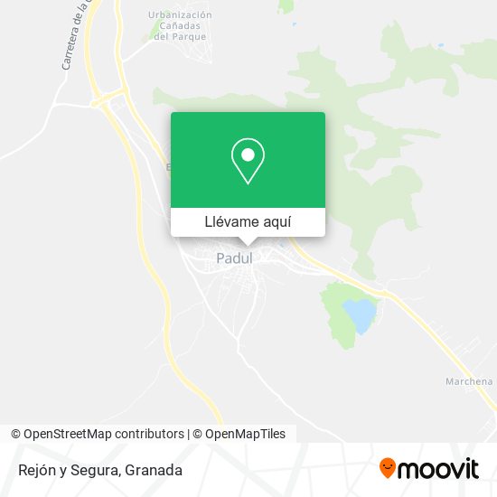 Mapa Rejón y Segura