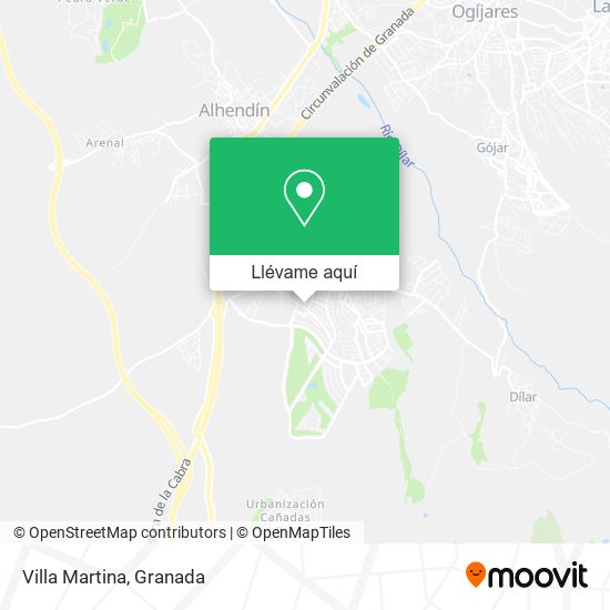 Mapa Villa Martina