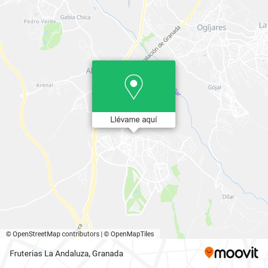 Mapa Fruterias La Andaluza
