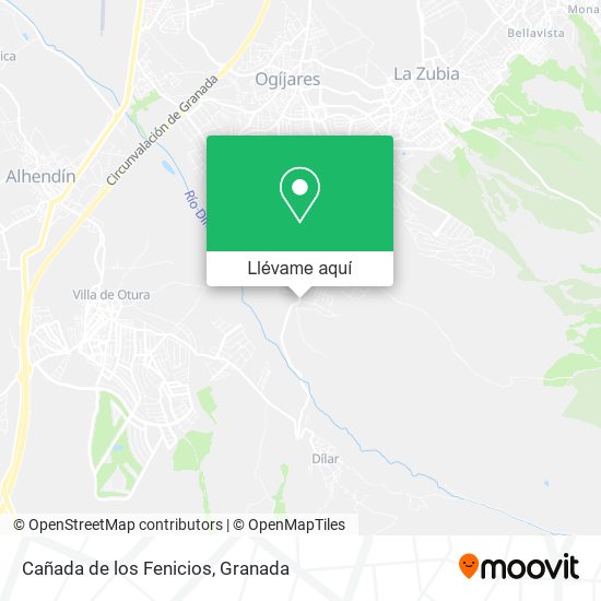 Mapa Cañada de los Fenicios