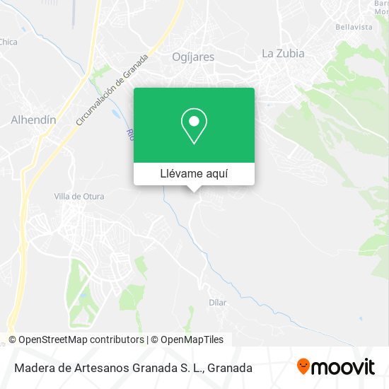 Mapa Madera de Artesanos Granada S. L.