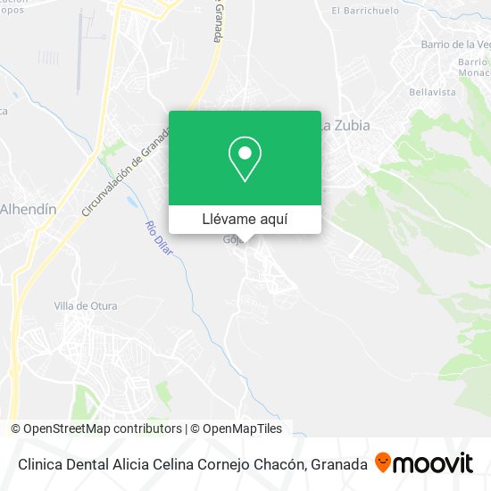 Mapa Clinica Dental Alicia Celina Cornejo Chacón