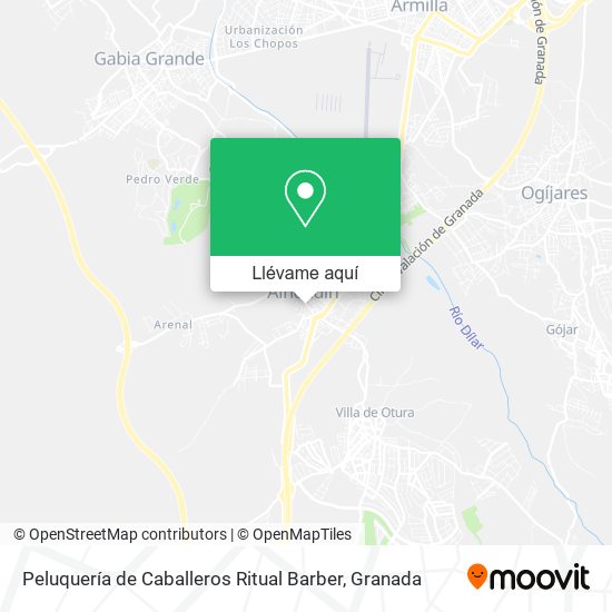 Mapa Peluquería de Caballeros Ritual Barber