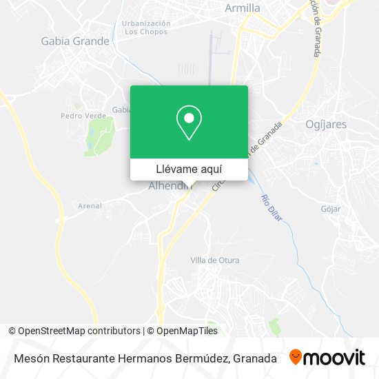 Mapa Mesón Restaurante Hermanos Bermúdez