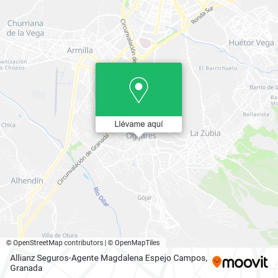 Mapa Allianz Seguros-Agente Magdalena Espejo Campos