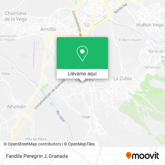 Mapa Fandila Peregrin J