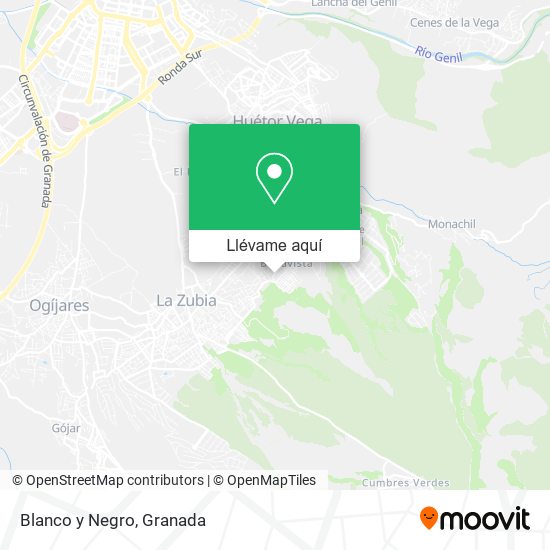 Mapa Blanco y Negro