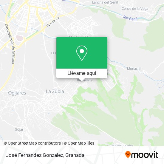 Mapa José Fernandez Gonzalez