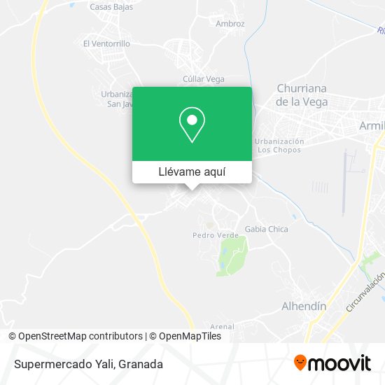Mapa Supermercado Yali