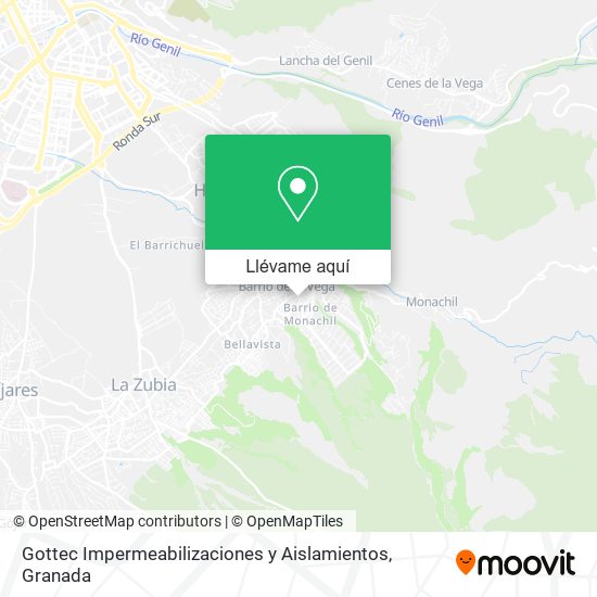 Mapa Gottec Impermeabilizaciones y Aislamientos
