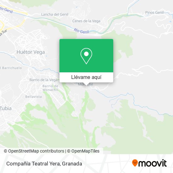 Mapa Compañía Teatral Yera