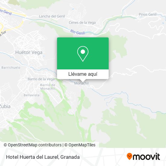 Mapa Hotel Huerta del Laurel
