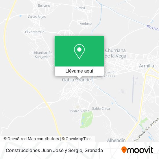Mapa Construcciones Juan José y Sergio