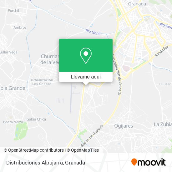 Mapa Distribuciones Alpujarra