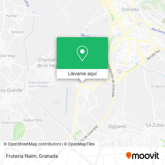 Mapa Frutería Naim