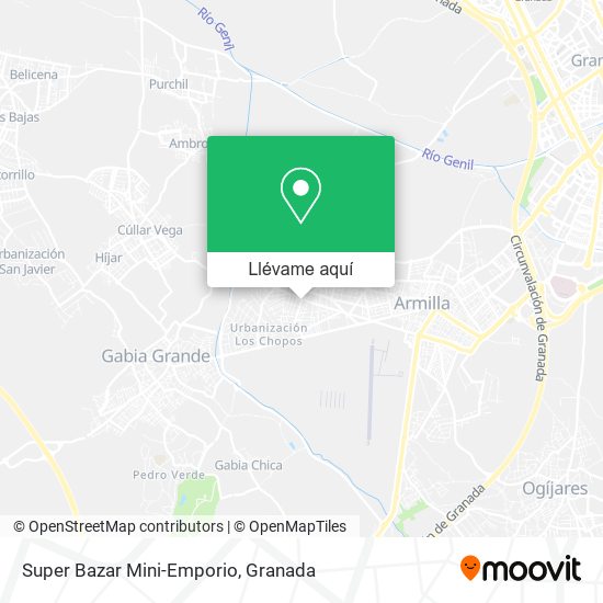 Mapa Super Bazar Mini-Emporio