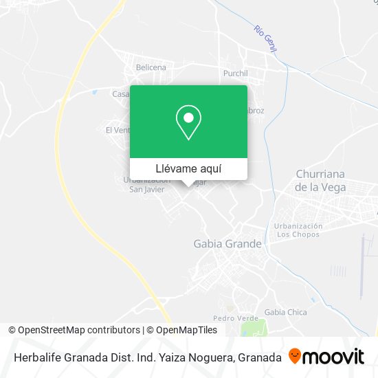 Mapa Herbalife Granada Dist. Ind. Yaiza Noguera